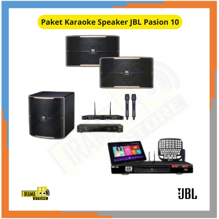 Paket Karaoke Rumah Speaker JBL Pasion 10 - JBL-KJB